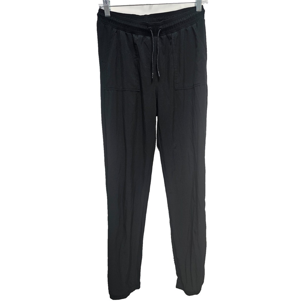 Athleta Girl black athletic jogger pant drawstring pockets XXL 16
